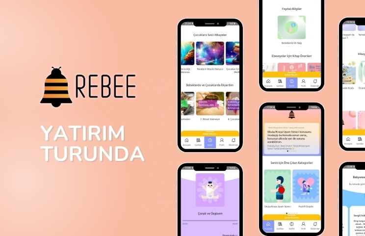 Rebee App startupı kampanya logosu